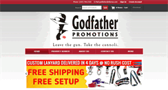 Desktop Screenshot of godfatherpromotions.com