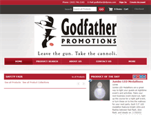 Tablet Screenshot of godfatherpromotions.com